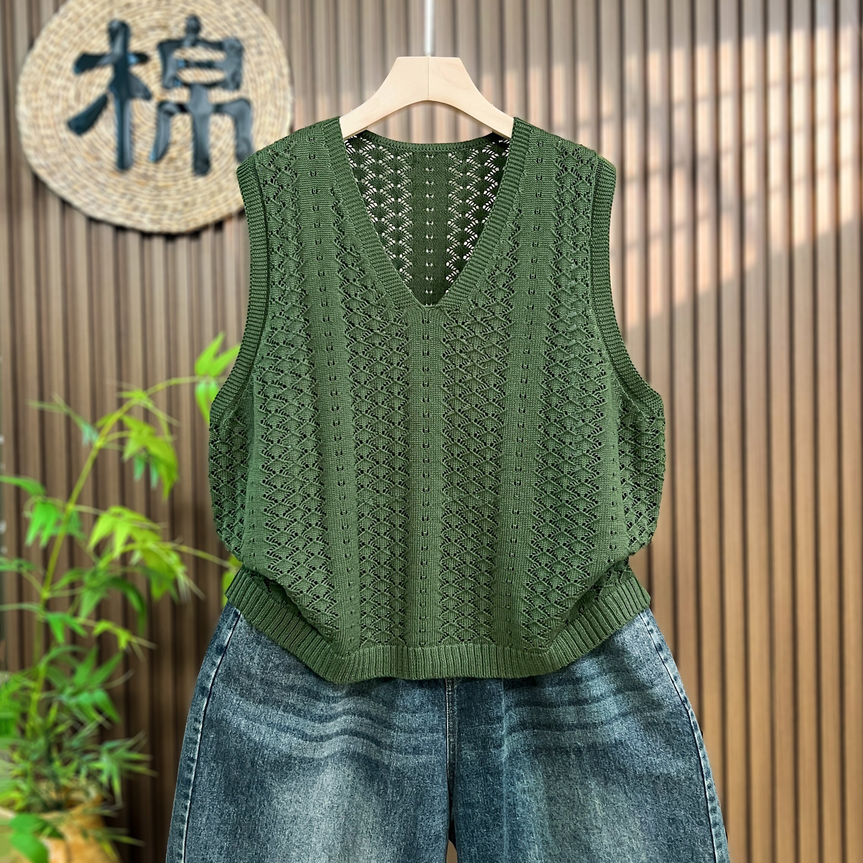 爆款上衣外搭马夹无袖背心坎肩