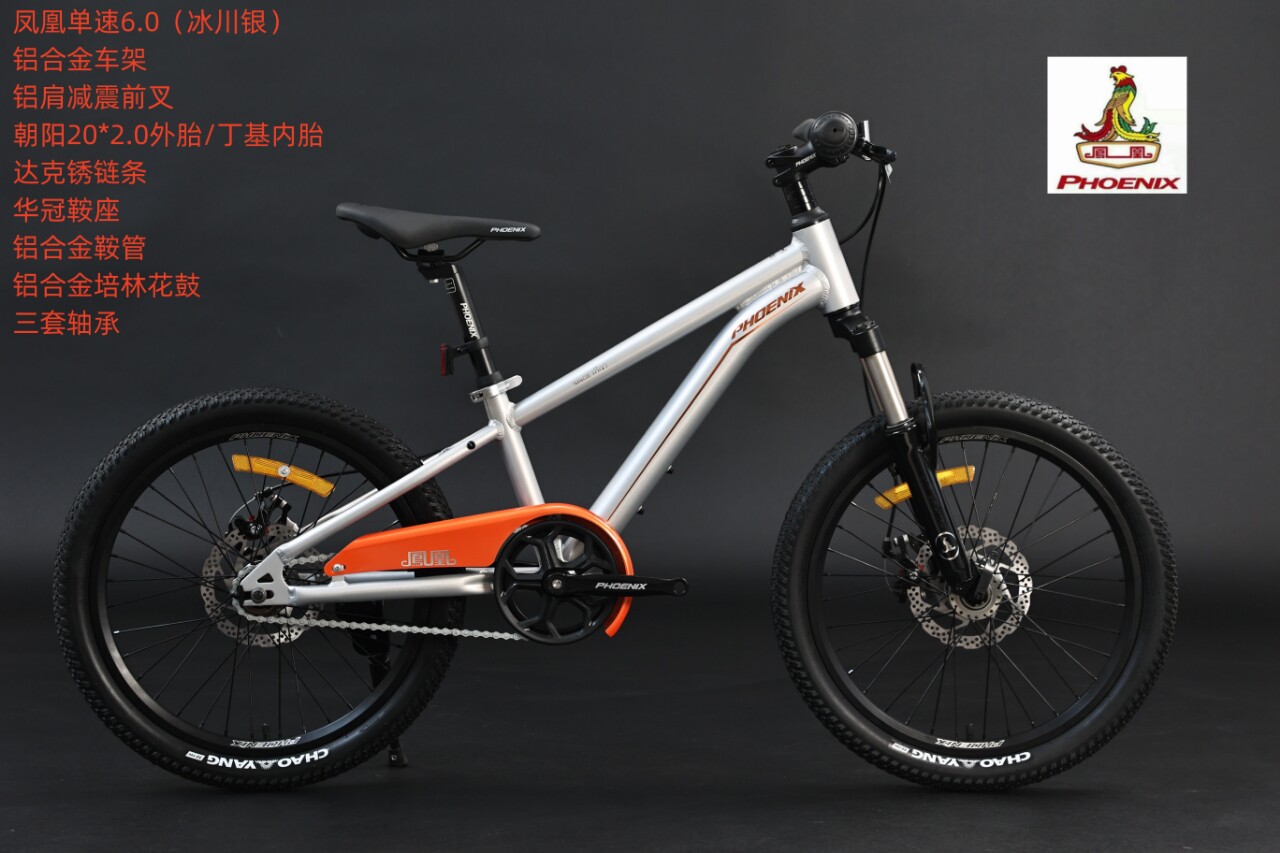 20寸 凤凰自行车 碟刹 学生车 山地自行车 包邮