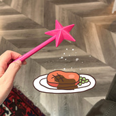 撒盐星星棒 调料盒收纳胡椒粉瓶研磨器调味棒撒粉罐模具仙女棒