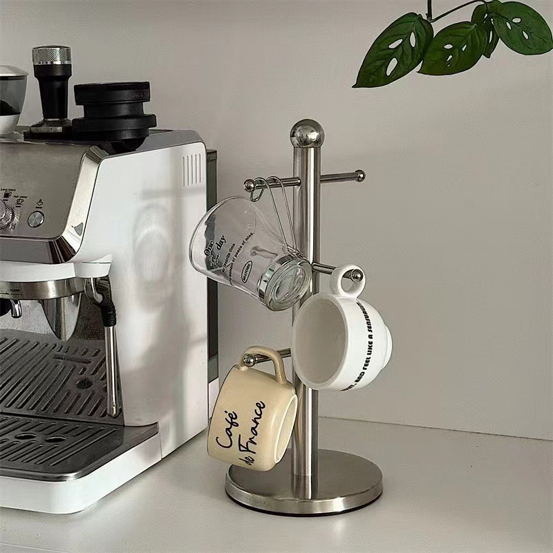 ins极简不锈钢杯架子高级感