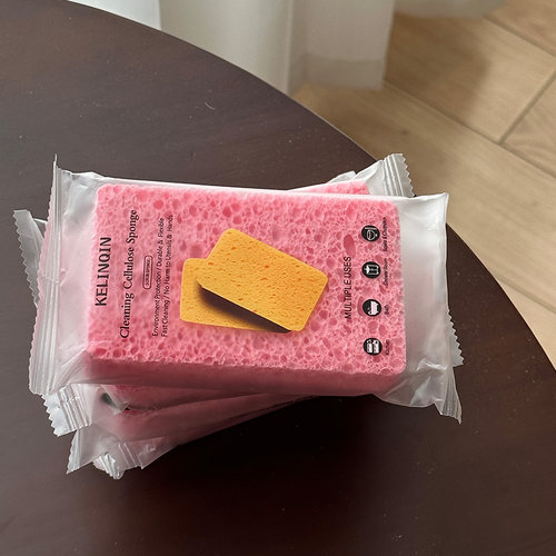 5个装 韩国刷碗海绵擦魔力擦加厚木浆海绵海面擦海绵清洁丝百洁布