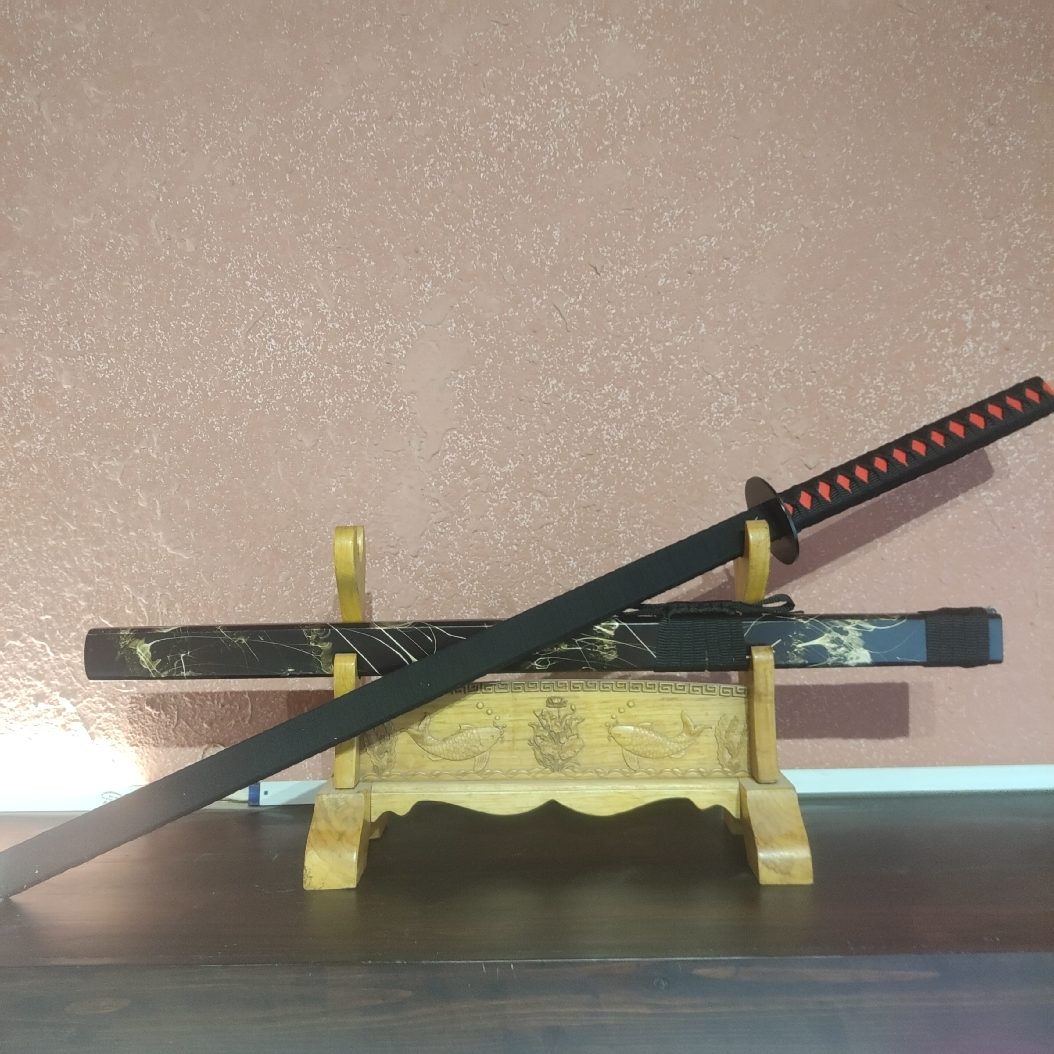 拍片特价款日本武士刃青火刀剑道具摆件收藏品影视道具未开刃