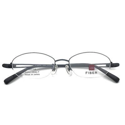 日本半框商务可配近视眼镜架