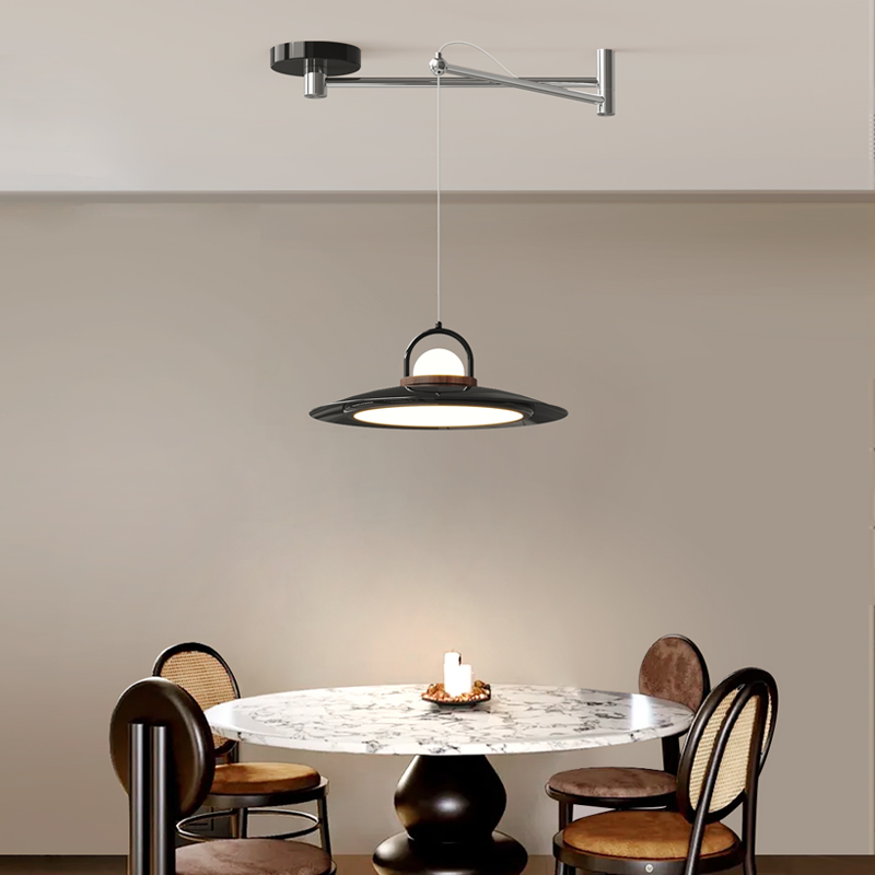 法式创意奶油风可位移吊灯