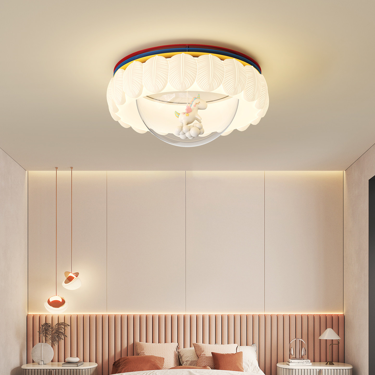 孟菲斯儿童房吸顶灯护眼灯