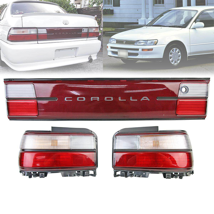 适用于COROLLA AE100 AE101'98牌照版尾饰板车灯卡罗拉尾灯