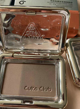 第3眼修容粉饼cuka club我型我塑鼻影发际线卧蚕修颜立体易晕染