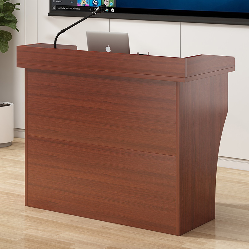 演讲台发言台学校教室讲桌台老师讲课桌培训班用主持台迎宾接待台