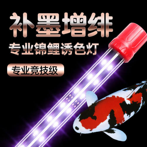 瑶睿鱼缸灯管三基色RGB锦鲤灯