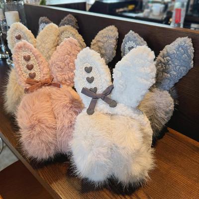 防风保暖毛绒兔耳朵耳罩