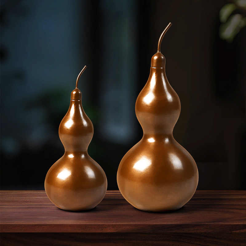 瑞家禾精细雕刻无氧紫铜装饰摆件