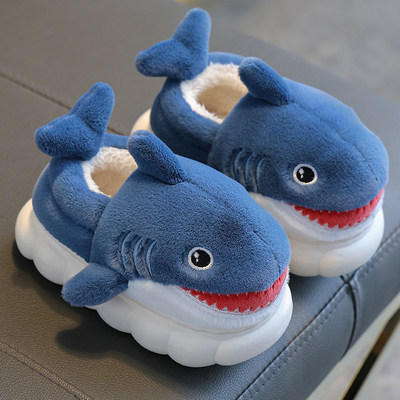 儿童棉拖鞋男童秋冬女童