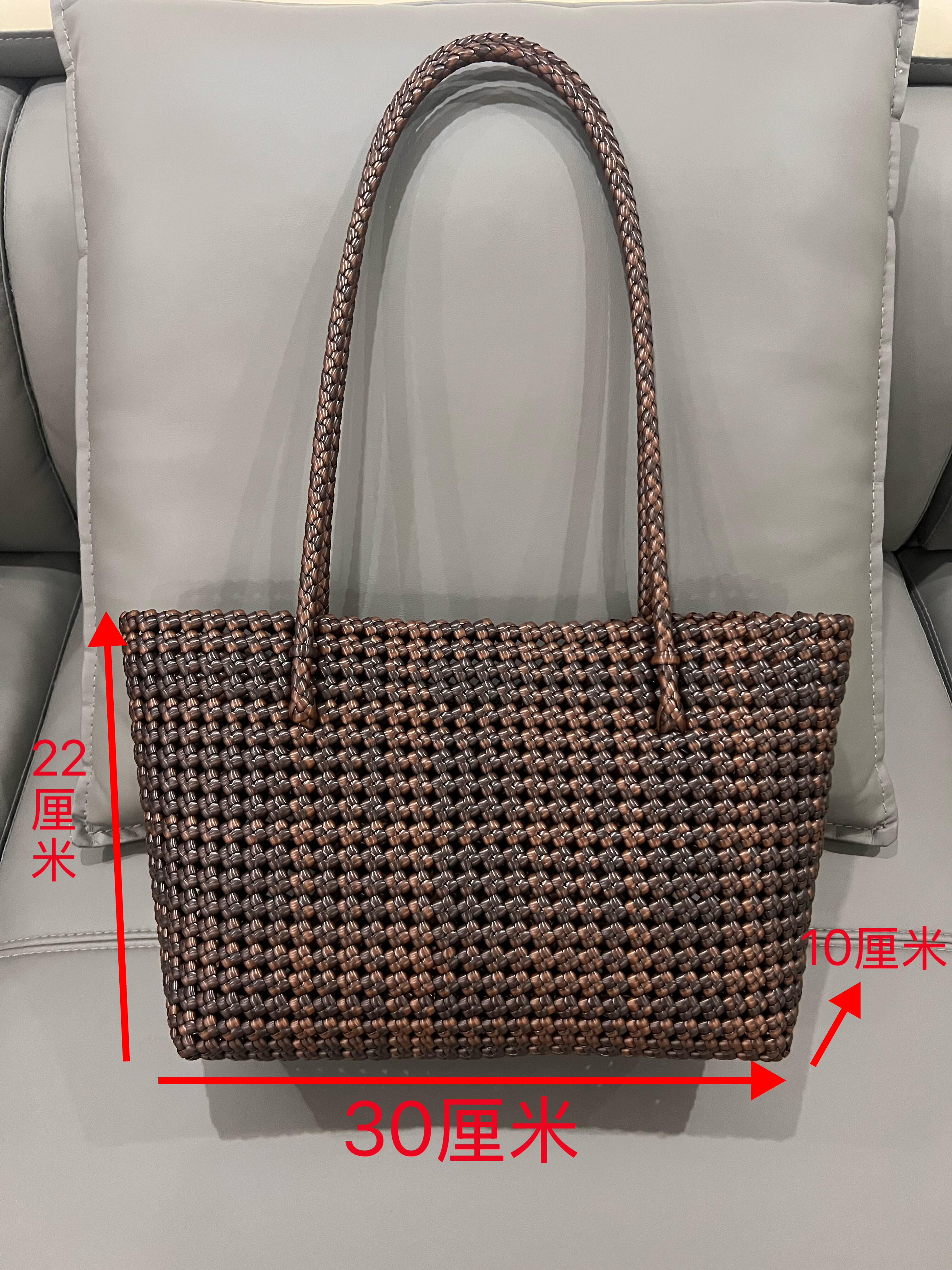 【成品】纯手工编织藤条包女士单肩手提包法棍洋气精致百搭送礼物