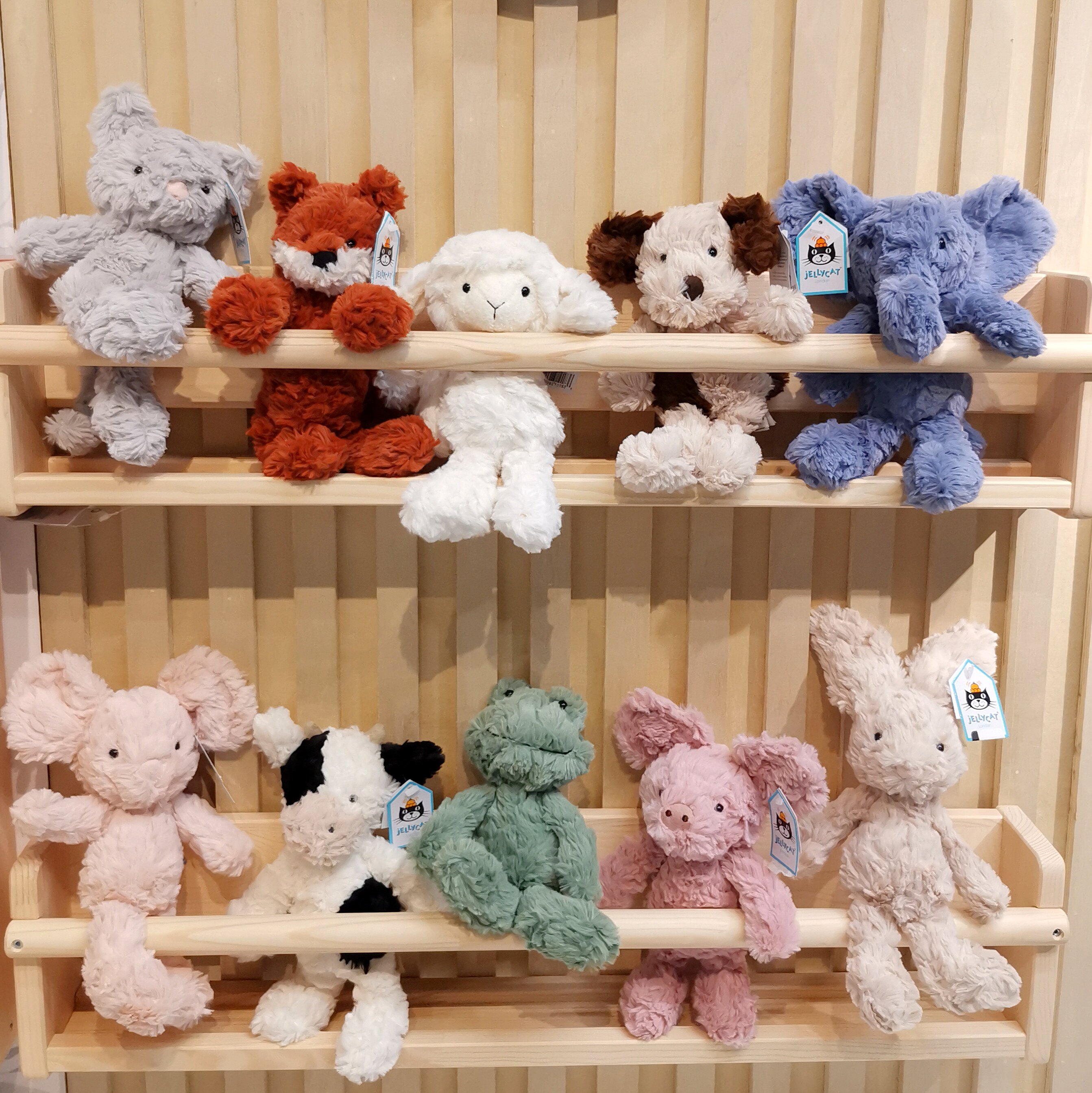 奶牛squiggle calf公仔青蛙狐狸