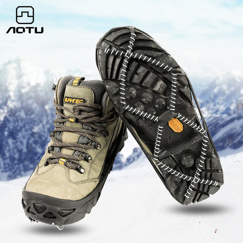 户外冰爪防滑雪地靴脚套鞋底神器
