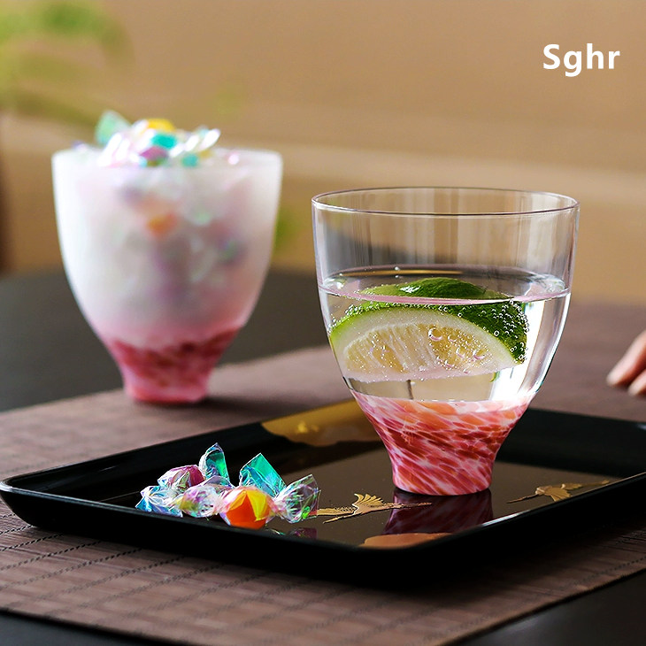 sghr菅原硝子日式水晶酒杯手工
