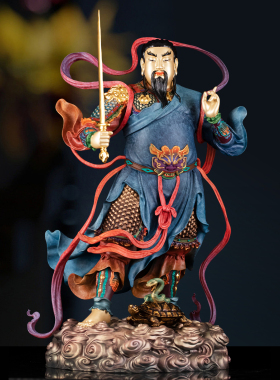 纯铜武当山真武大帝神像家用供奉