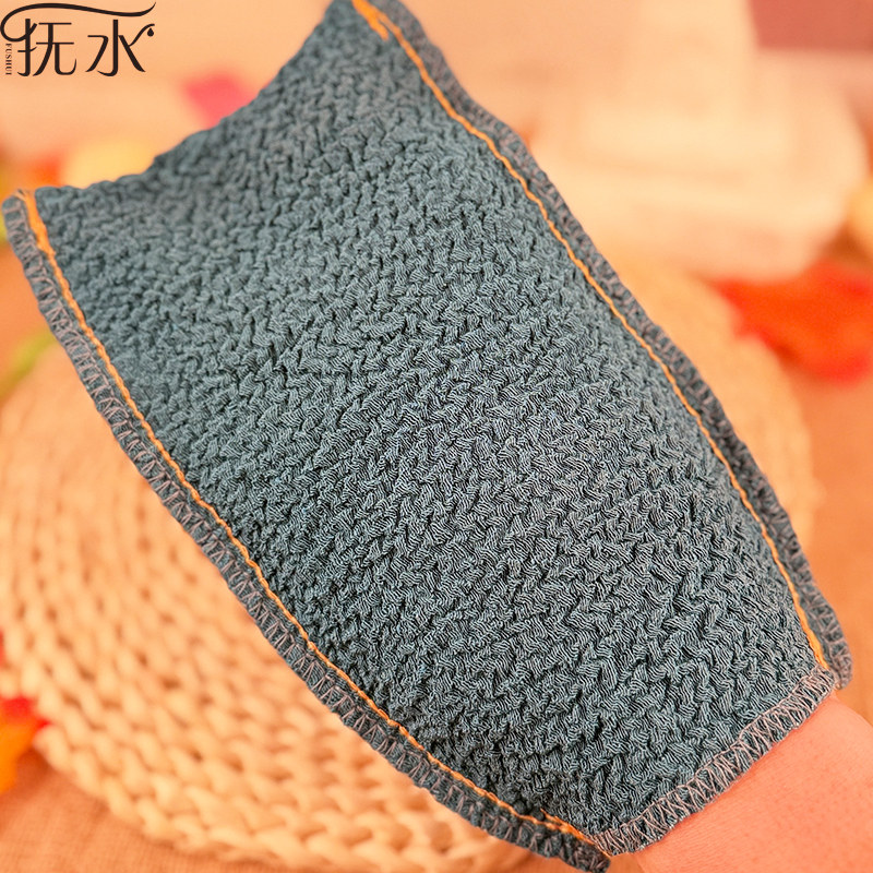 1000D特粗加厚澡巾搓背工技师单层强力粗砂澡手套北方搓背王新款