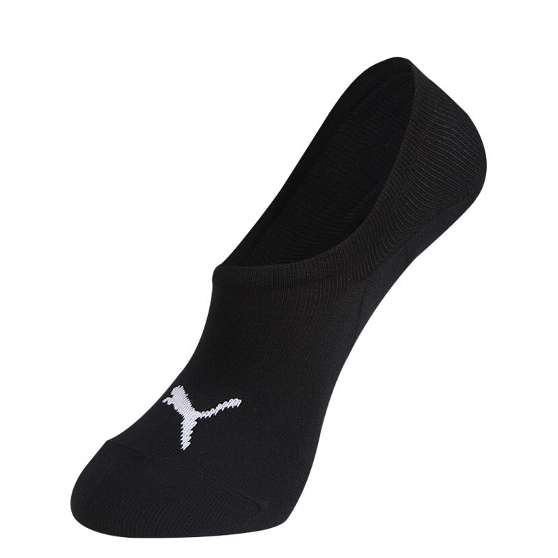 PUMA/彪马男女袜2024春季新款透气防滑运动休闲短筒船袜907701-01