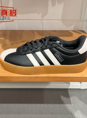 阿迪达斯女子VL COURT 3轻便百搭运动休闲T头鞋2025春新款JS0504