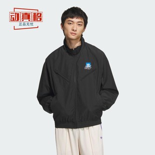 街头复古运动夹克外套JN1660 JN1661 2025新款 阿迪达斯三叶草男装