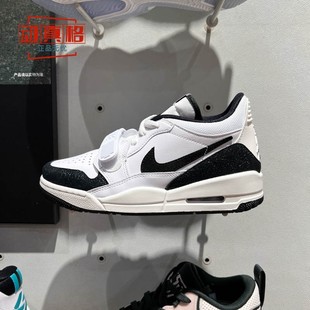 耐克女鞋2025春新款JORDAN AJ312黑白复古百搭休闲板鞋FQ7827-110