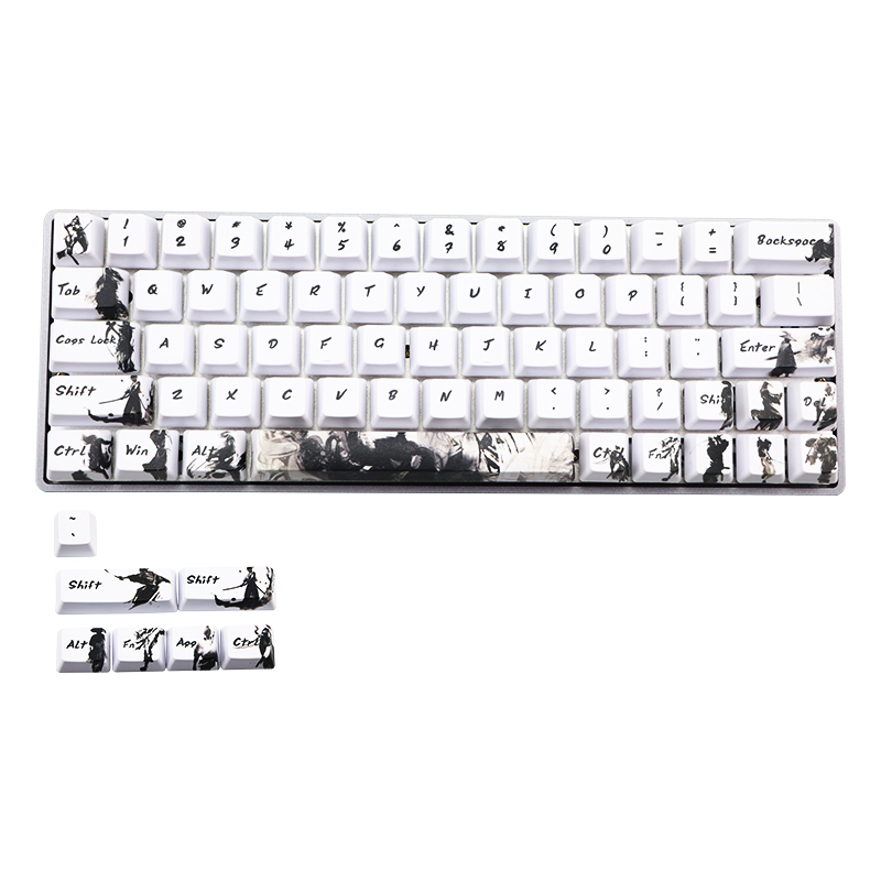 五面热升华高度机械键盘