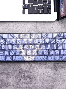 原厂蓝色奥尔龙键帽侧刻客制化键盘wooting60atk68山城atk75wob80