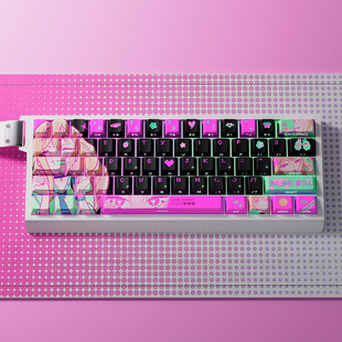 喜多川海梦主题键帽PBT原厂透明PC增补个性 DIY适配磁轴机械键盘