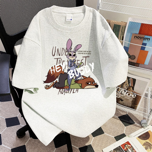 品牌出口外贸撤回尾货专柜~潮流纯棉短袖t恤男女夏季百搭情侣上衣