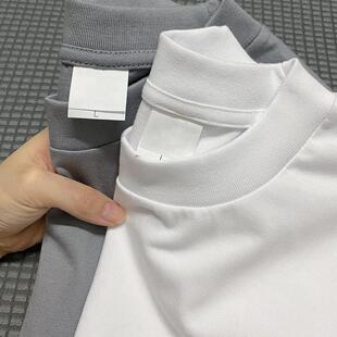 t恤男女秋冬百搭纯色打底衫 潮 纯棉长袖 大牌外贸清仓捡漏专柜撤回