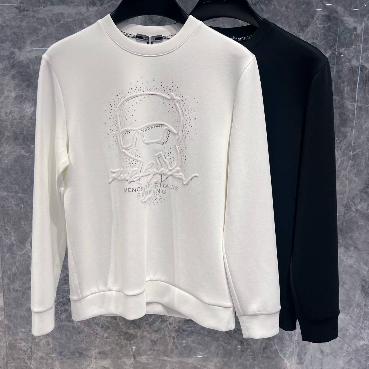 欧货高端秋季男士长袖卫衣圆领