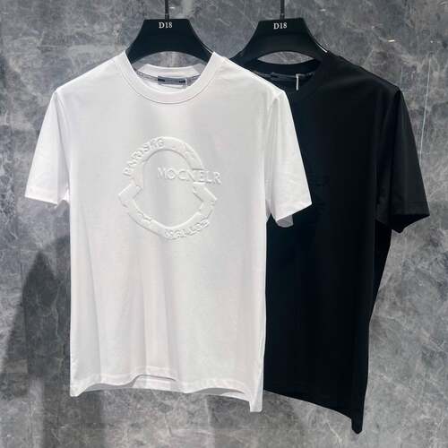 欧货高端夏季男士短袖t恤丝光棉