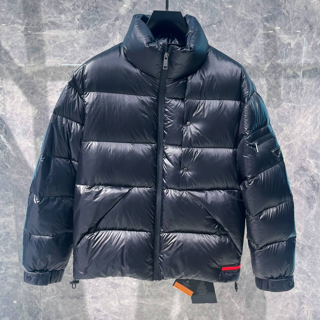 欧货高端冬季男士羽绒服立领修身