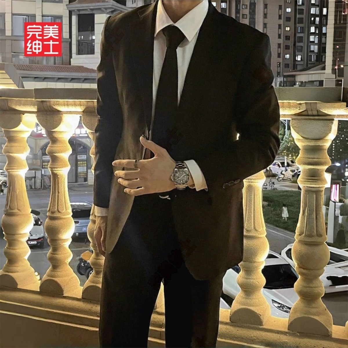 西装外套男士商务正装职业装套装高级感垫肩结婚礼服休闲套装潮流