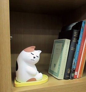 吸湿干燥摆件日本DECOLE三花猫