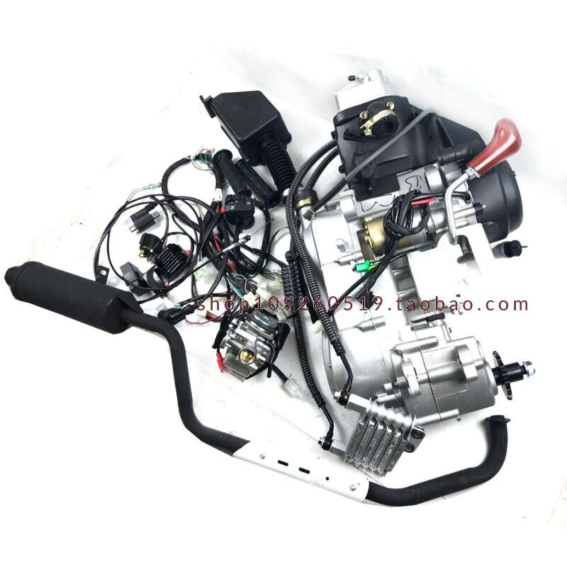 自制四轮卡丁车沙滩车配件GY6汽油机无极变速200CC内置倒挡发动机