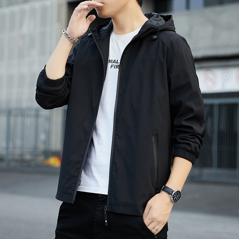 2024春秋新品店主风棒球服教练服日系休闲连帽夹克男潮流图片