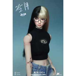 现货 JKTOYS 1/6K-013女兵人 亚洲女头雕 冷月 可动眼女头雕手办