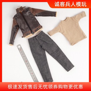 ASTOYS 1/6 兵人衣服模型AS052 康纳 皮衣套装 模型 现货