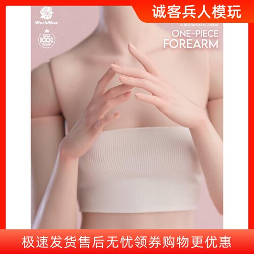 现货Worldbox 1/6女素体一体臂AT208 手型包AT209素体手型配件包