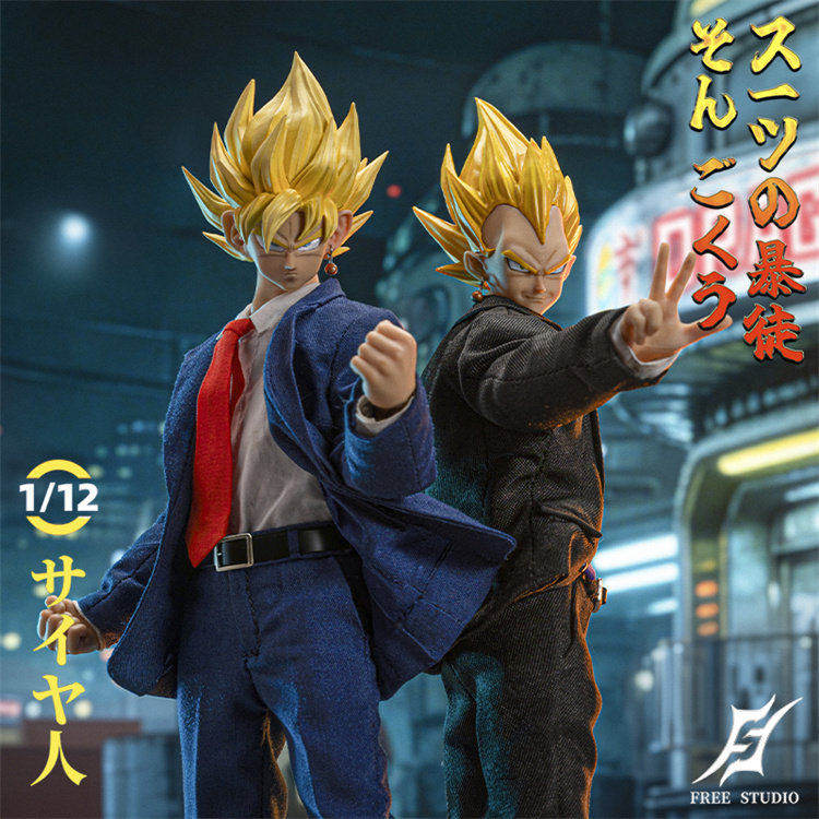 定金 Freetoys 1/12兵人偶 西装暴徒 悟空NO.02 永远的武道家手办