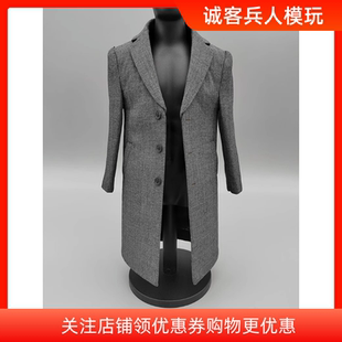 center西裝 現(xiàn)貨1 6男士 灰色黑色大衣風(fēng)衣Toy 可配標(biāo)準(zhǔn)肌肉素體