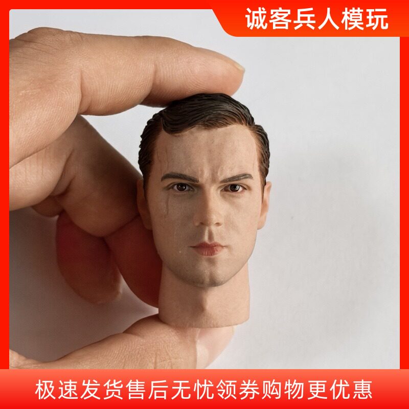 1/6兵人头雕模型 装甲师 年轻炮手头雕 德国小帅哥 头雕模型