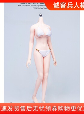 NewTech G001 1/6兵人全包胶女素体 大胸钢骨架 关节可动写实体型