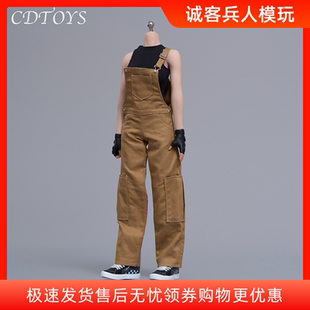 6女兵人背帶褲 cd069 6包膠素體 套裝 適合1 短褲 預售cdtoys