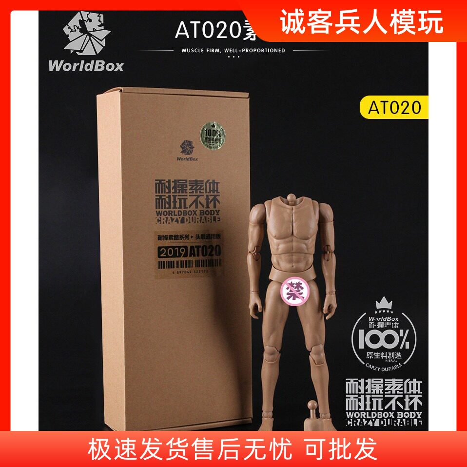 WorldBox AT020 兵人1/6男兵人素体耐操素体 HT头雕通用版 现货
