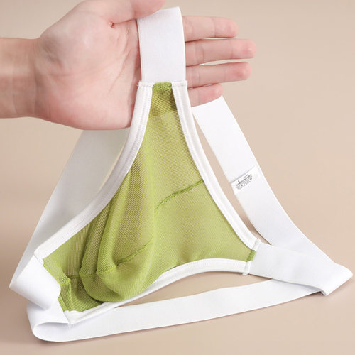 男士全透明双丁裤提臀性感丁字裤