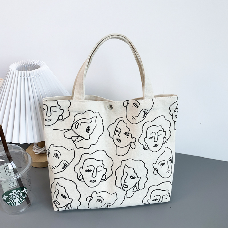 帆布包可爱饭盒小包休闲百搭