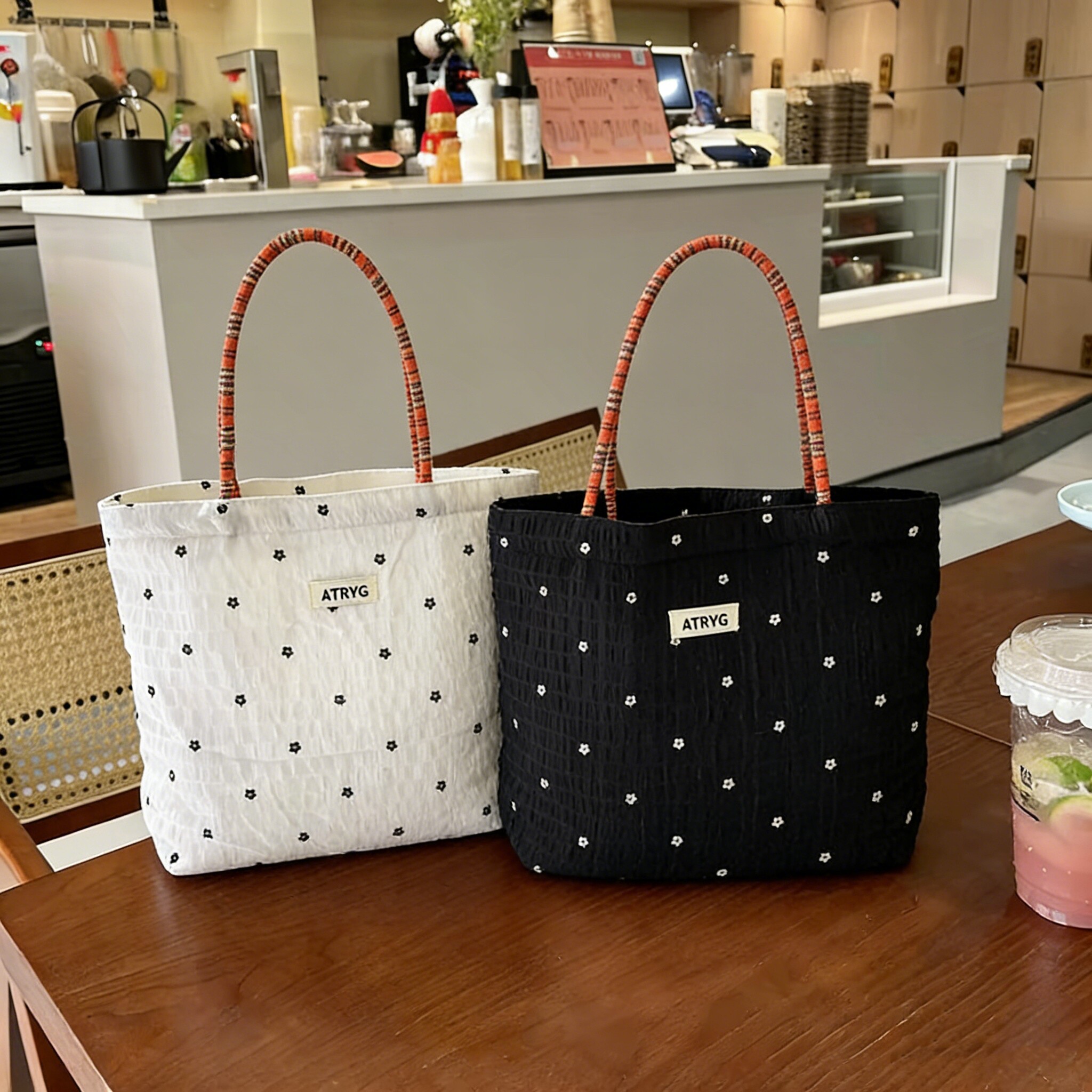 2026春夏新款小碎花手提包女韩版小众帆布包单肩包文艺清新范